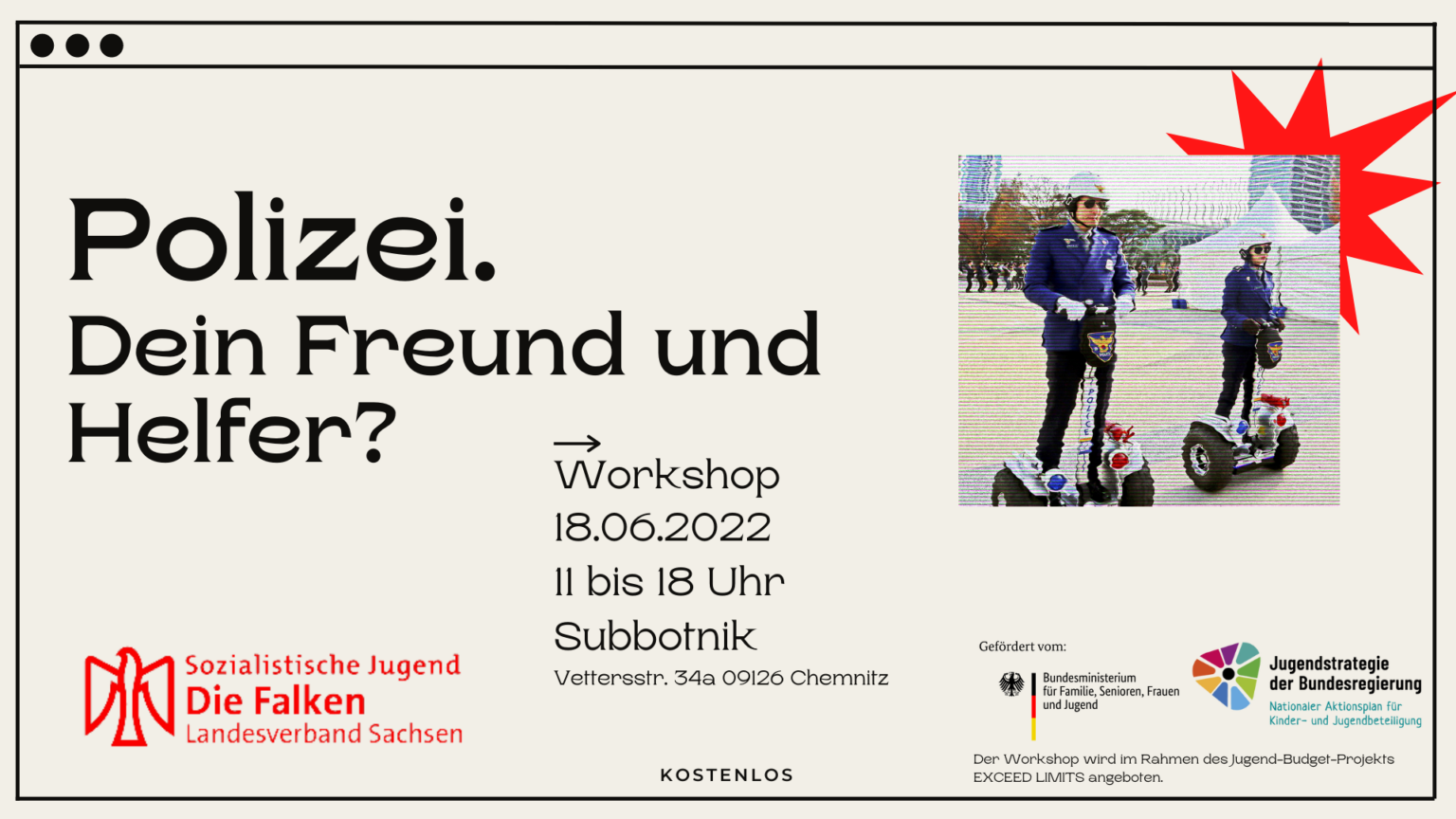 Die Polizei. Dein Freund und Helfer? Falken Sachsen